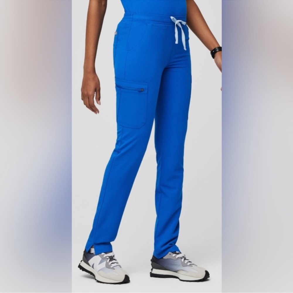 Figs Yola Skinny Pant Royal Blue XSP